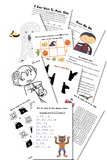 Kids Halloween Activity Worksheets Homeschool Moms