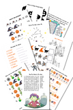 Halloween Activity Sheets Worksheets Homeschool Kids