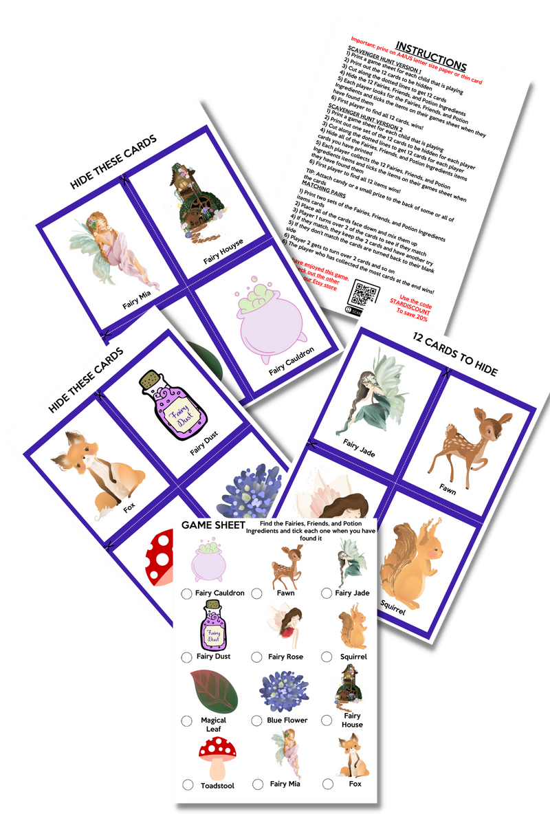 Fairy Scavenger Hunt Non screen activities for kids fairy-scavenger-hunt-non-screen-activities-for-kids