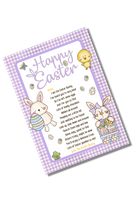 Purple Easter Bunny Letter