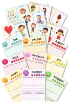 kids emotions therapy activity sheets