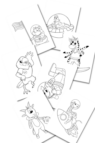 animal coloring sheets for kids