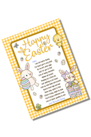 Yellow Easter Bunny Letter