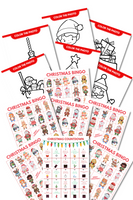 Christmas bingo and coloring for kids