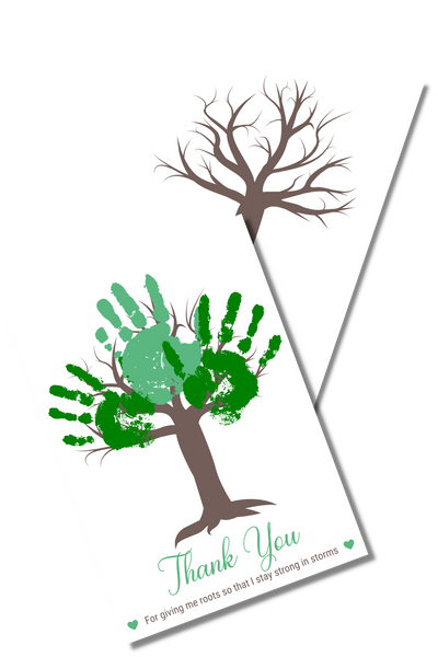 Handprint Tree Art for Kids