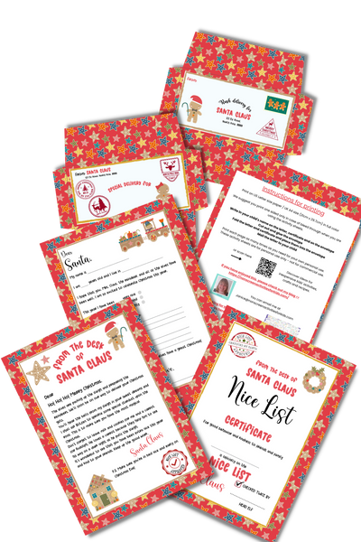 Santa letters and nice certificate for kids