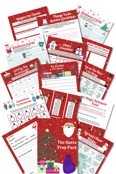 santa prep activity sheets for kids christmas countdown letter to santa
