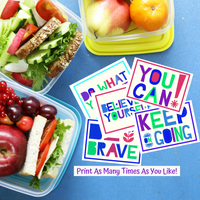 encouraging lunch box notes to motivate your kids