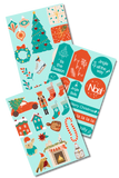 layered christmas gift tags